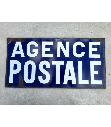 Cartel esmaltado Agence Postale