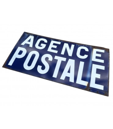 Cartel esmaltado Agence Postale