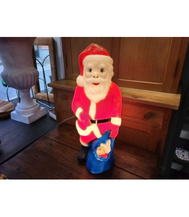 Lámpara vintage de Papá Noel