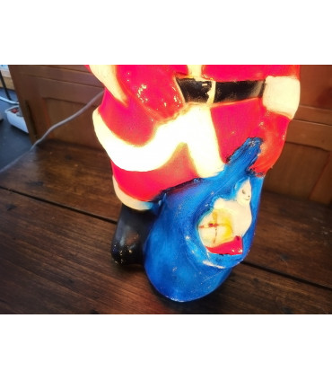 Lámpara vintage de Papá Noel